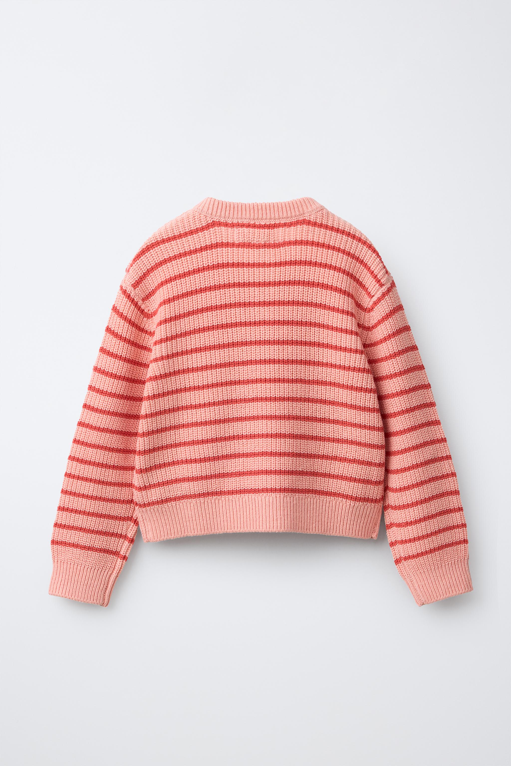 GILET EN MAILLE À RAYURES